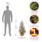 3ft. Pre-Lit Dunhill® Fir Artificial Christmas Tree, Warm White LED Lights